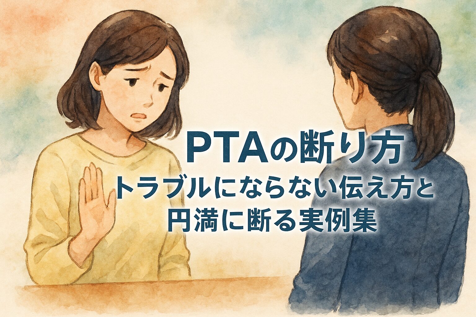 PTAの断り方｜トラブルにならない伝え方と円満に断る実例集