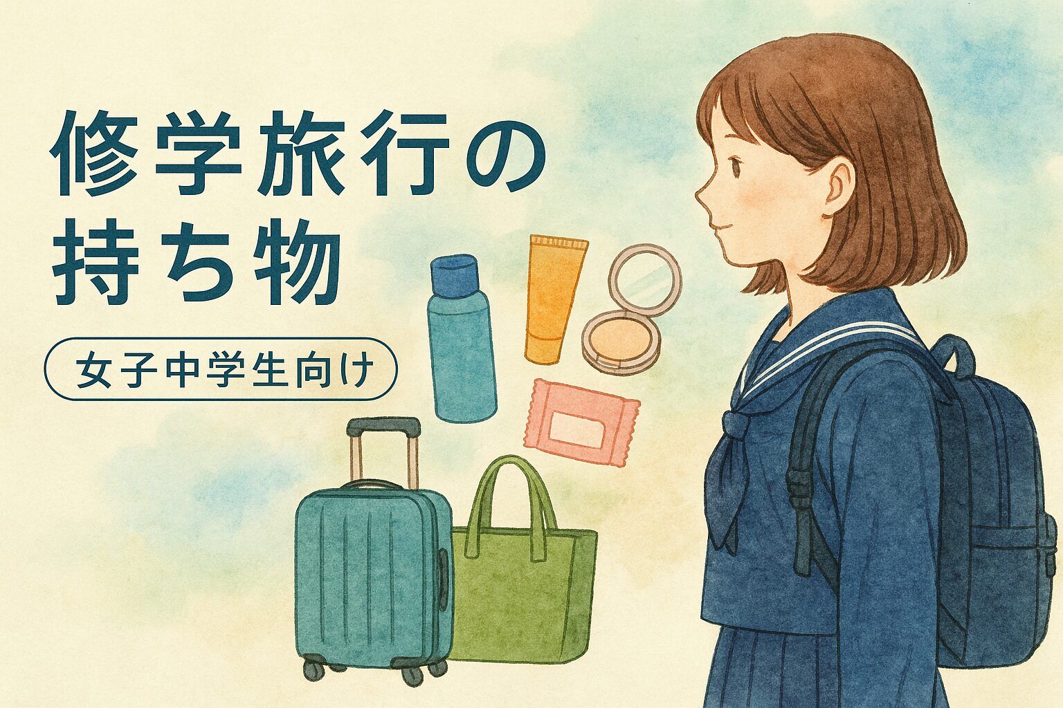 中学生女子の修学旅行持ち物リスト完全ガイド｜忘れ物ゼロで安心の準備術