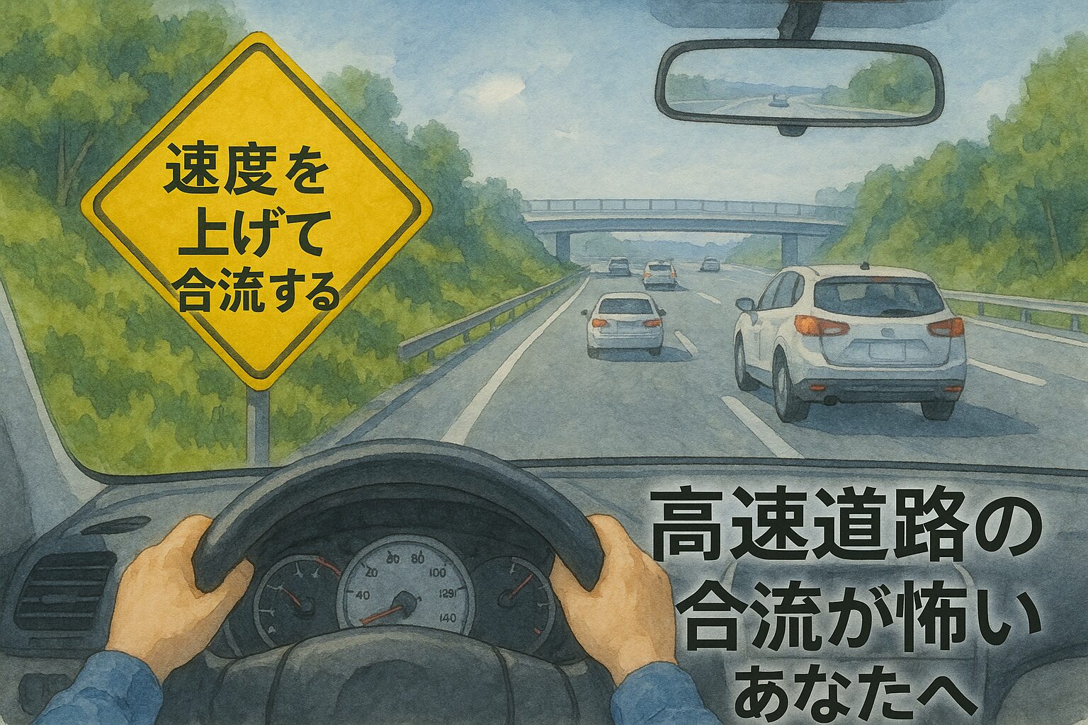 高速道路 合流 苦手 克服法
